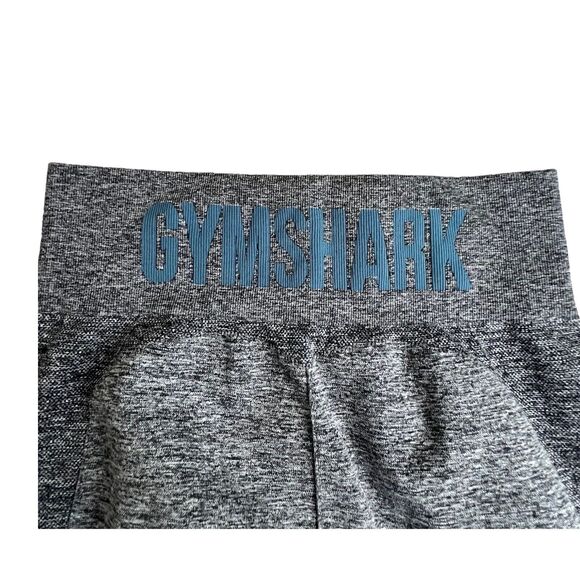 Gymshark Womens Gray Spell Out 7/8 Leggings Medium - Picture 5 of 9